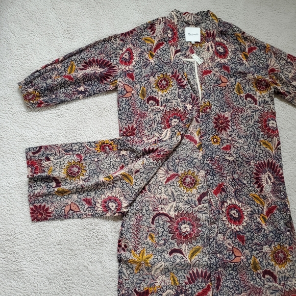 🚫SOLD🚫Madewell Robe Jacket in Bali Blooms - Picture 7 of 11